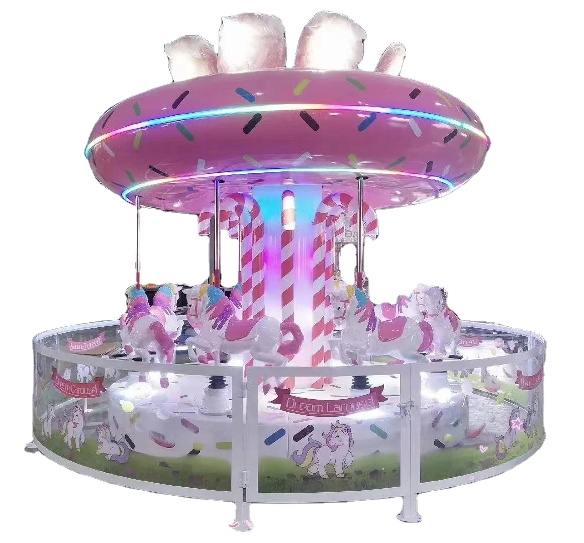 Best Price Automatic 8 Seats Small Toy Carousel Horse For Theme Park