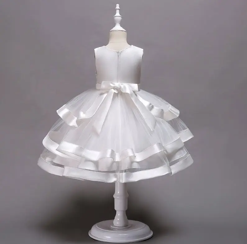 Girls with multiple hemlines Princess dress lace