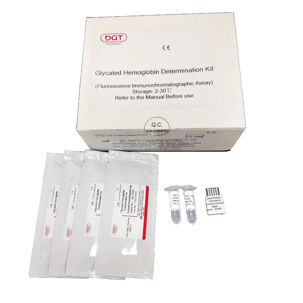 POCT IVD reagent HbA1c hemoglobin diabetes test whole blood 2-14%
