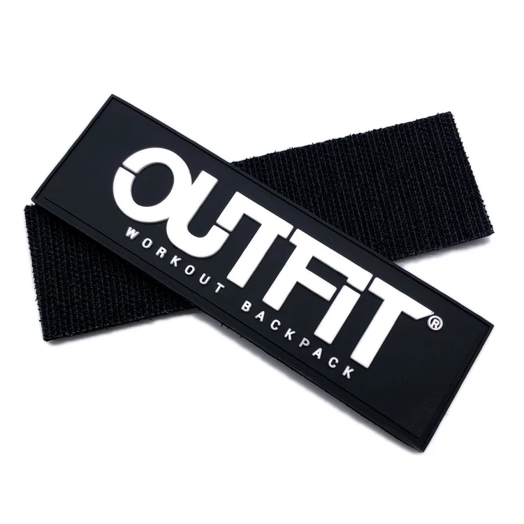 Customized Clothing Rubber Patch Rubber Hat Patch