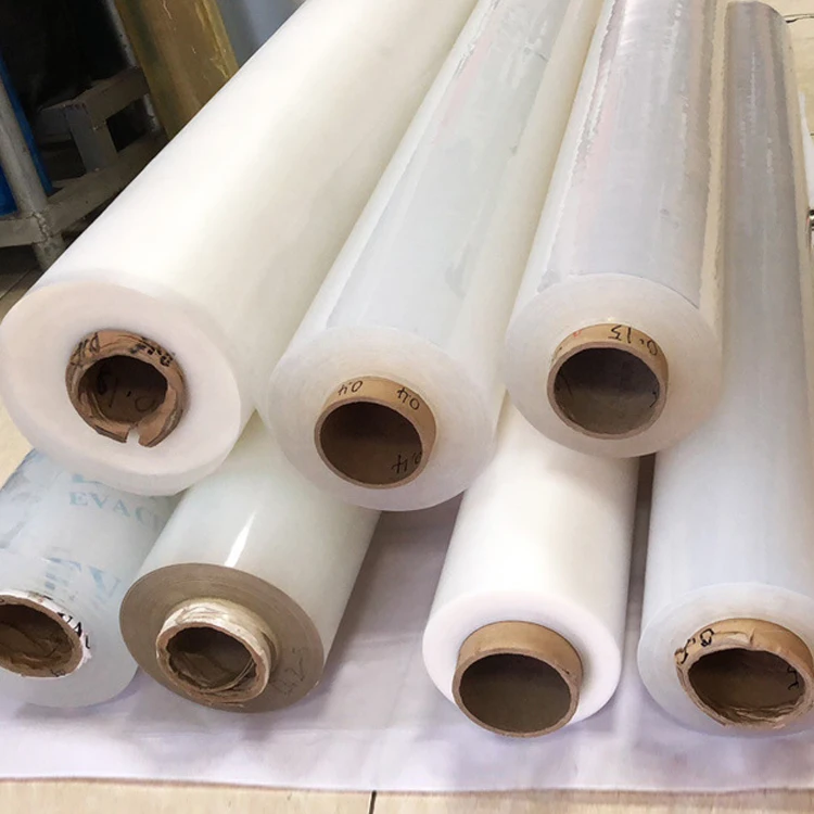 Hot Selling China Factory Clear EVA Holographic Film Roll Thermal Lamination Film Clear EVA Rolls