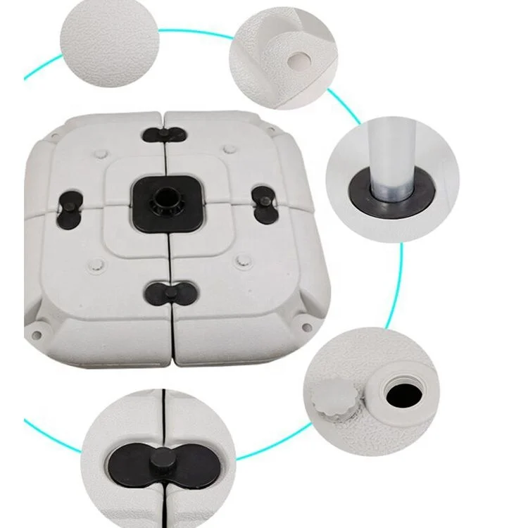 Promotional Banner Display Stand Outdoor Advertising Baach Flag 5 Meter Water Base Telescapic Flagpole Portable Aluminum Hanging