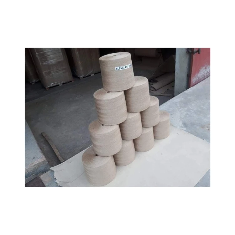 Factory direct price heavy duty reusable natural color braided 100% jute yarn for rope