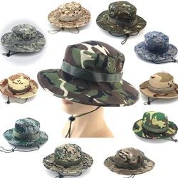 hot sale design camouflage all over print pattern fishing hat big brim size sunshade camouflage bucket hat