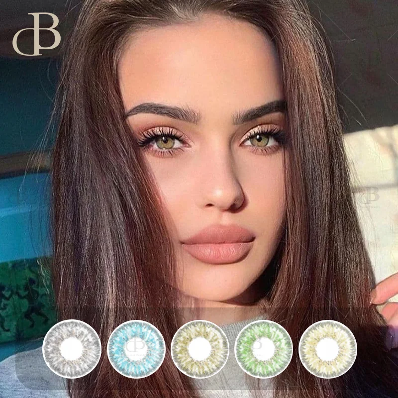 Hot sale prescription clear eye contact lenses 5 colors colour contact comfortable eye lenses color contact lens