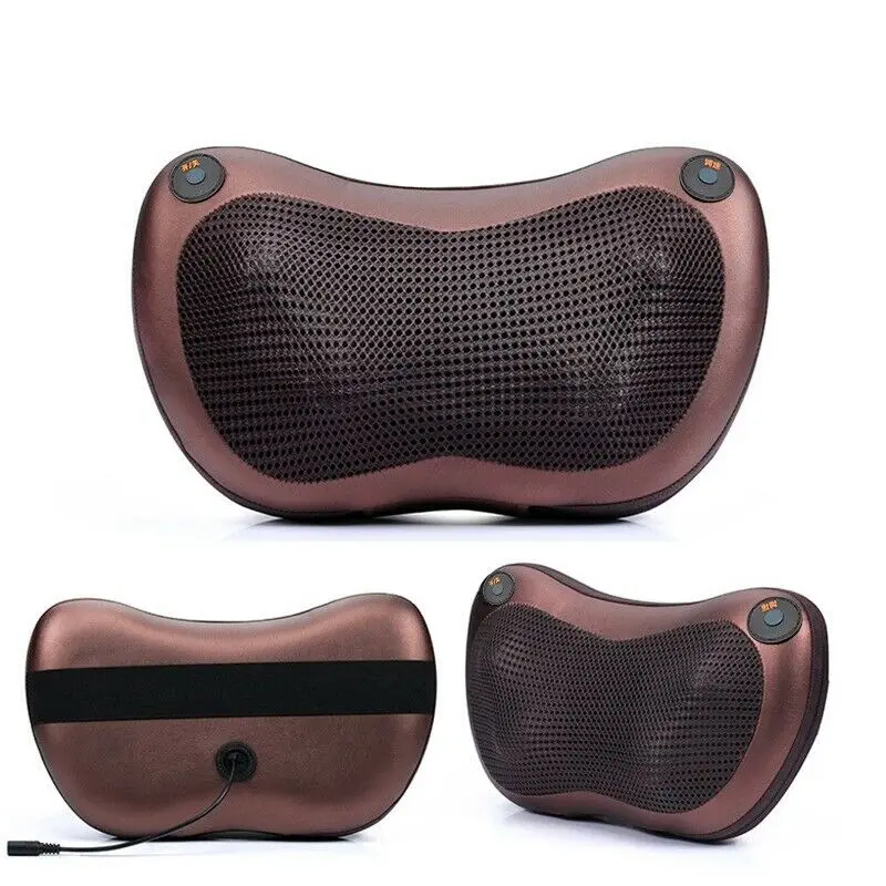 Electric pillow massager Shiatsu Back Neck Massager with Heat Cervical Neck Traction Device
