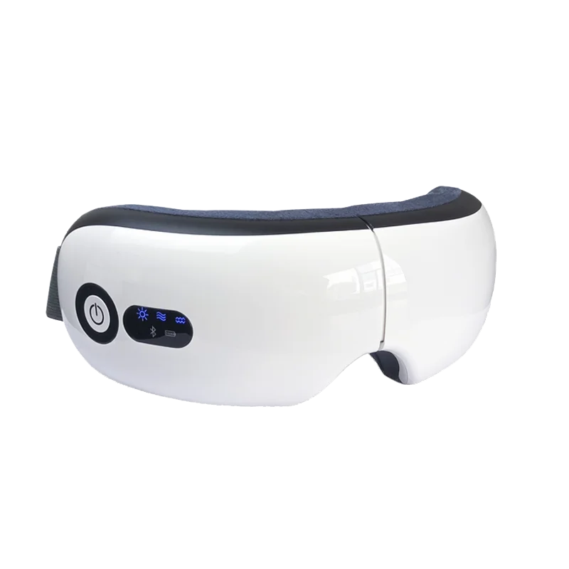 Hot Sell Smart Relief Electric Pulse Massager Instrument Foldable Electric Eye Massager With Heat Compression