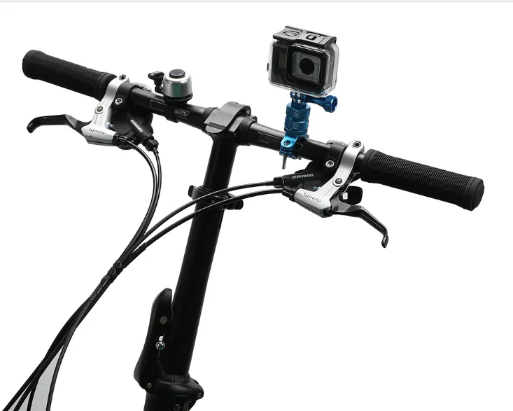 Aluminum Handlebar Mount Stand  Sport Action Camera Holder Bike Bicycle Stand Camera Mount red color