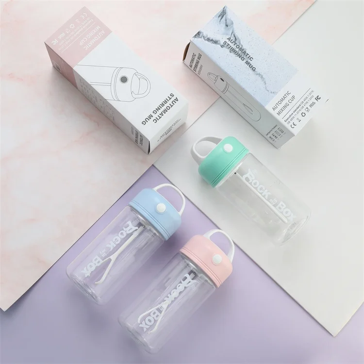 Hot Sale Premium USB Rechargeable Electric Water Bottles BPA Free Unique Design Vortex Mixer Protein Shaker Bottle