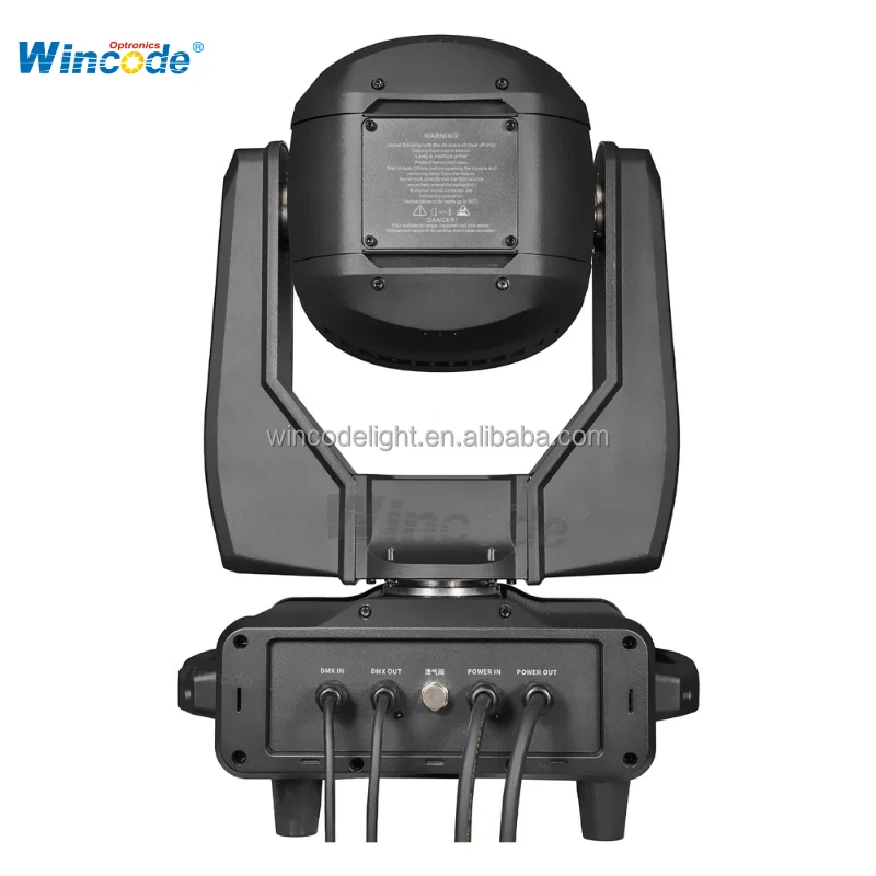 Wincode Новый мини-380 Вт водонепроницаемый луч движущийся передний свет IP65 RDM малошумный сценический для наружных площадок освещение шоу