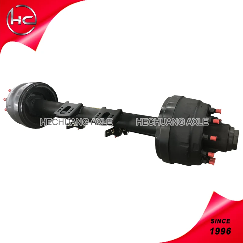 High quality brake trailer axles drum brake axle semi trailer tandem axle