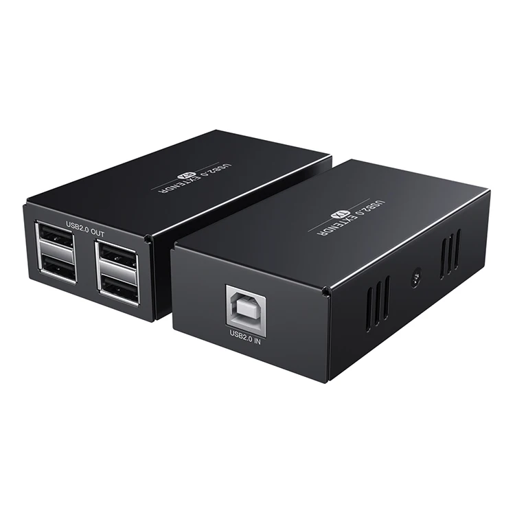 PWAY 50M Cat6 USB 2,0 расширитель для клавиатуры и мыши POC через Cat5