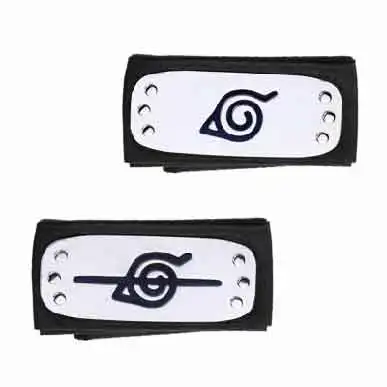 Повязка на голову с изображением деревни ЧЕРНЫХ ЛИСТЬЕВ костюм для косплея повязка Какаси Итачи Акацуки Мадара