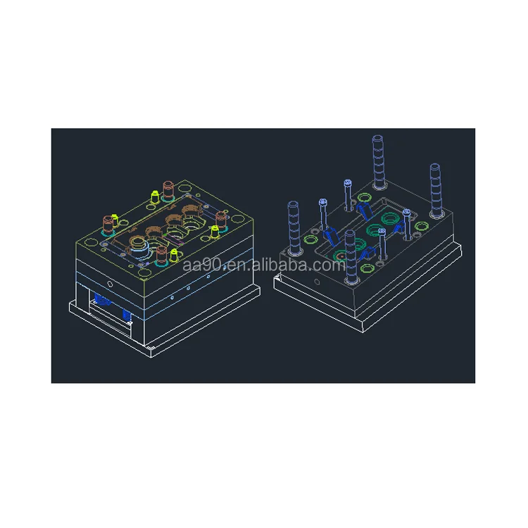 Поставка пластиковых крышек форма