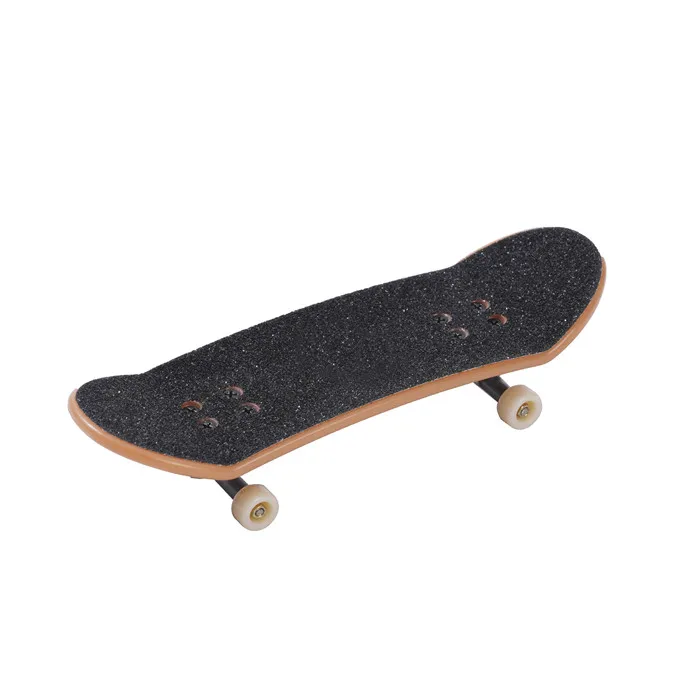 Wholesale Mini Skateboard Toy Fingerboard Heat Transfer Logo Plastic Finger Board