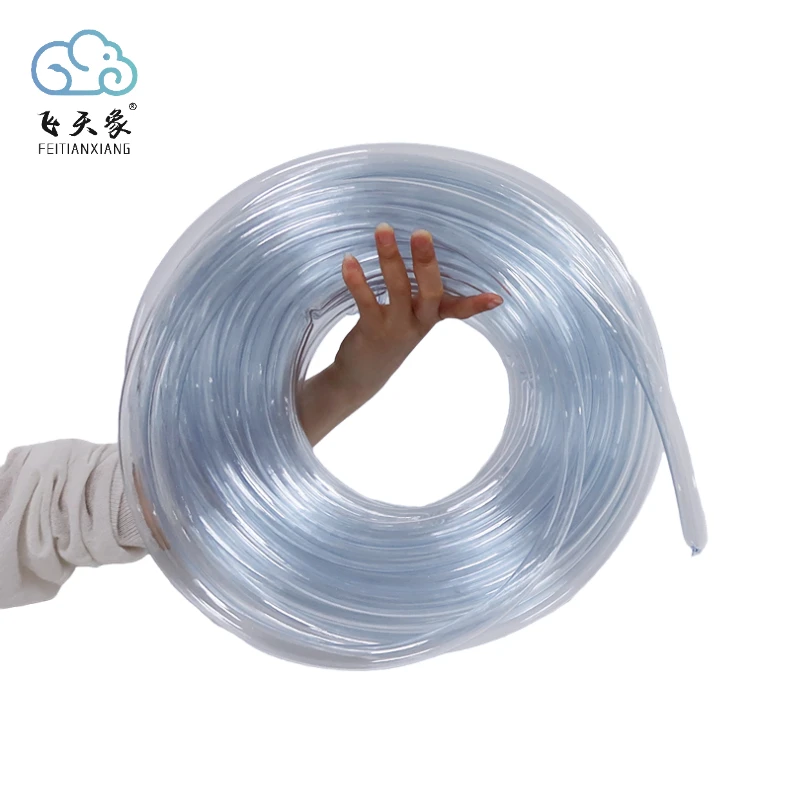 high pressure food medical grade vinyl tubing water oil air pvc clear pipe plastic flexible reinforced transparent hose thin