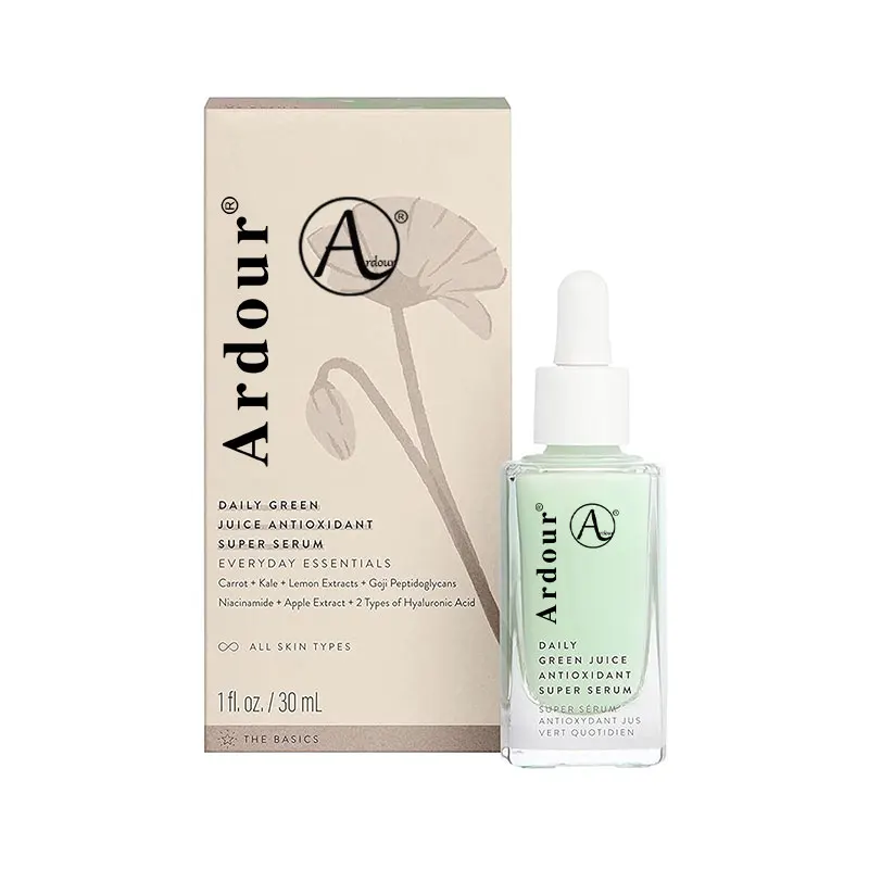 Daily Green Juice Antioxidant Serum Improves Skin Tone Niacinamide  Hyaluronic Acid Vegan Cruelty Free  1 fl oz face oil serum