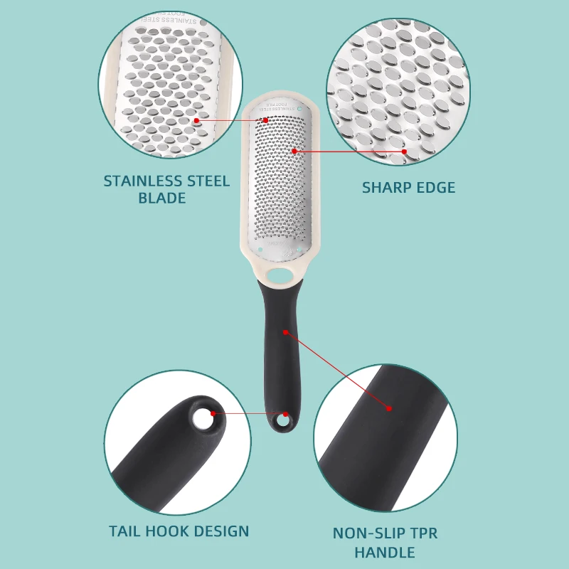 new salon manicure pedicure set professional Stainless Steel callus remover popular foot files