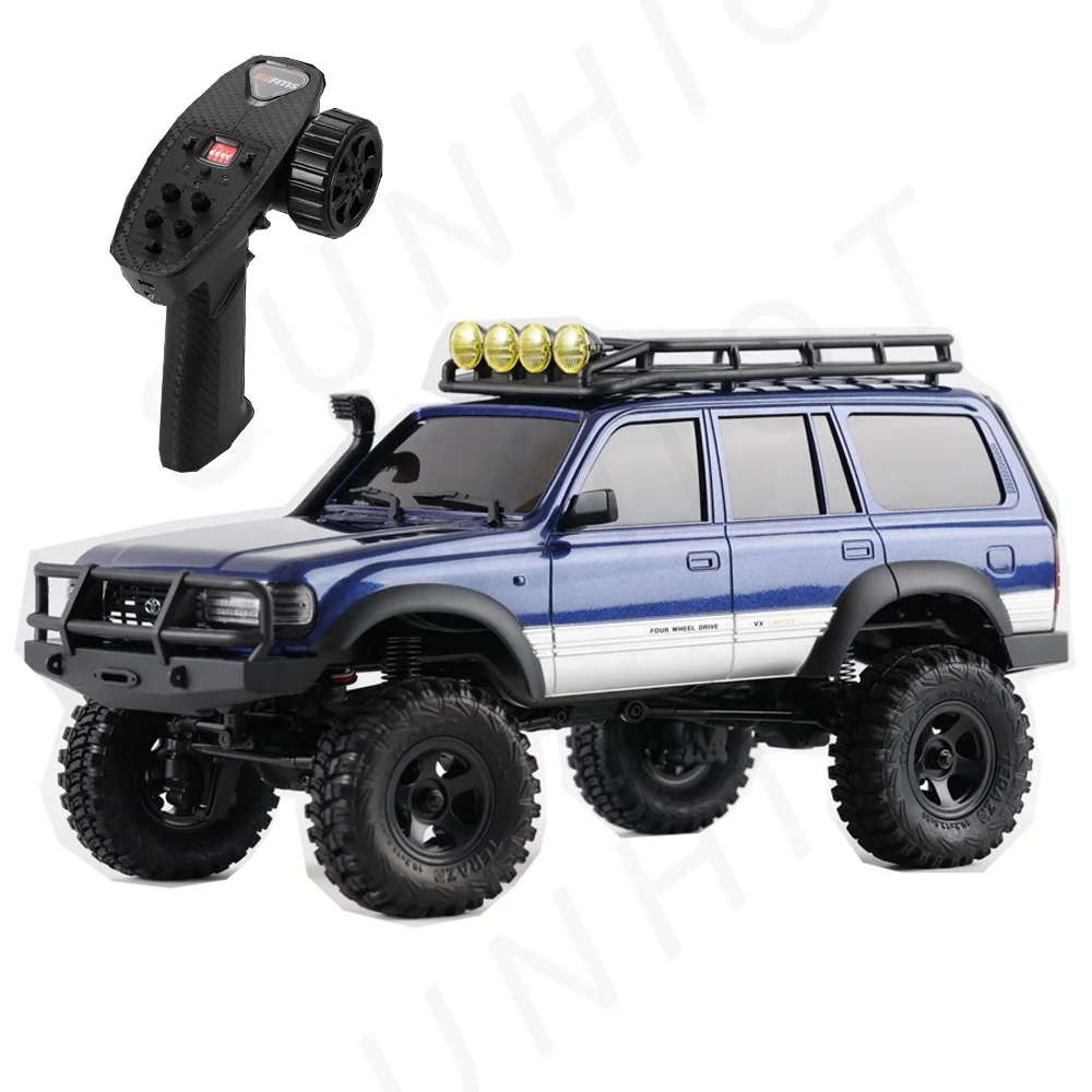 Hot Sales FMS FCX18 LC80 Remote Control Truck 4x4 Hobby Grade Model Toys  Crawler 1:18 Land Cruiser RC Off-road Car For Adult