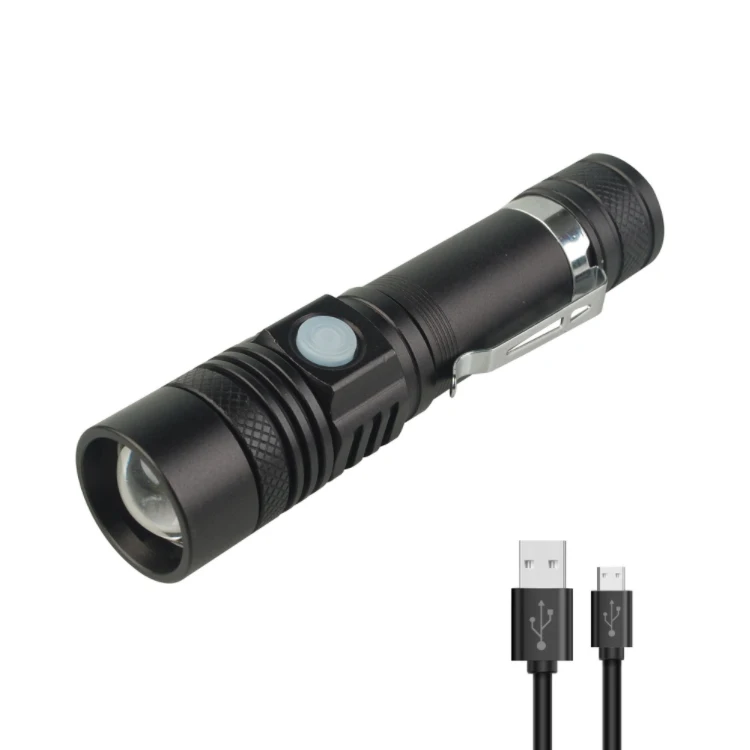 
IPX6 cree waterproof 1200lm super bright pocket LED tactical flashlight rechargeable 