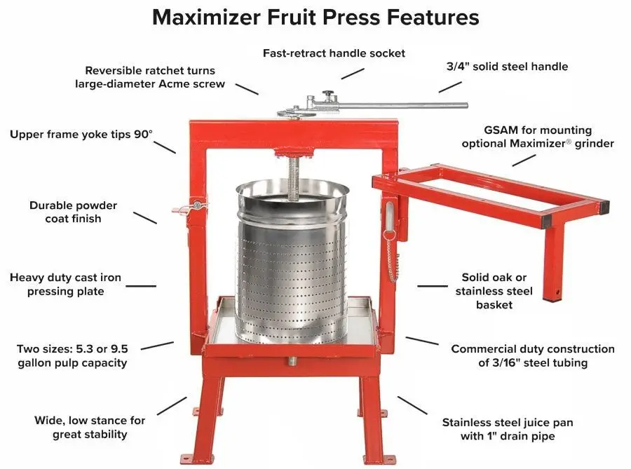 Классическая 20L ручной Maximizer фрукты прессованные холодным способом соковыжималка машина соковыжималка extractor