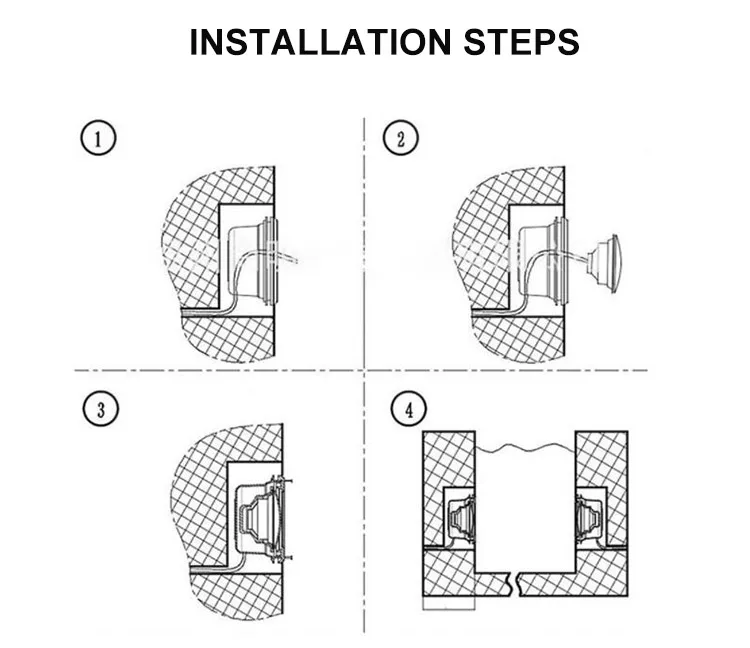 IP 68 12W 18W 24W 36W  Recessed Led Swimming Pool Light ABS RGB control underwater lamp par56 underwater light for swimming pool