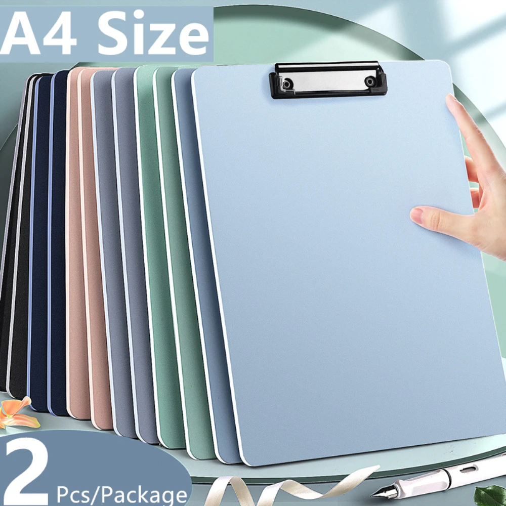A4 Clip Boards 3mm Thickness Strong Writing Clamps Durable Document Clipboard Paper Clip Holder Nursing Clipboard Writing Board