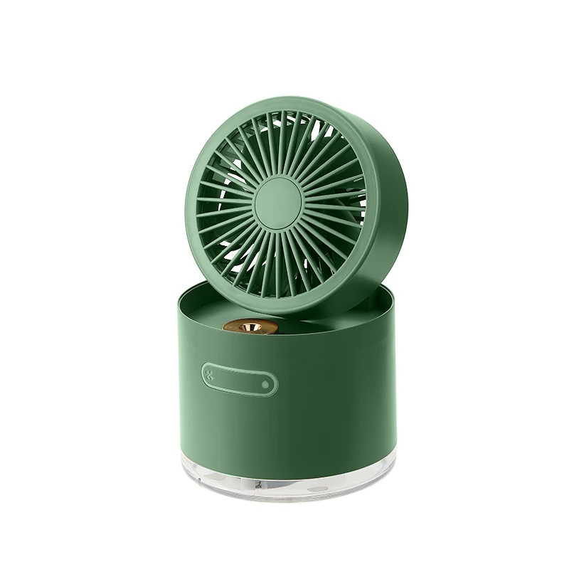 2021 Home appliance rechargeable usb foldable fan 400ml water spray mini electric mist fan