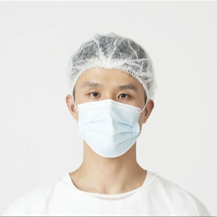 
Rhycom Cheap White Medical Mop Cap Disposable Clip Mop Cap 