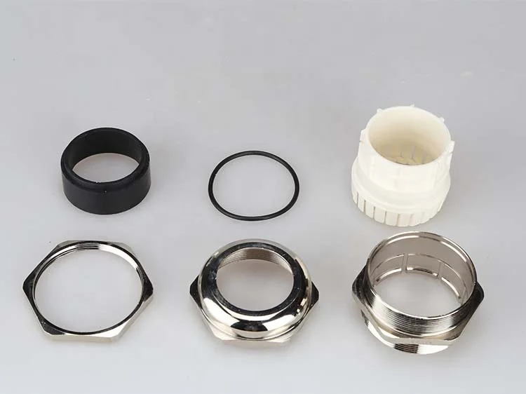 Custom size Metal PG9 waterproof IP68 4-8mm connector Brass Cable Glands