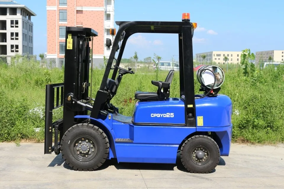 China made cheap 3000 kg LPG gas forklifts with CE ISO SGS certificate