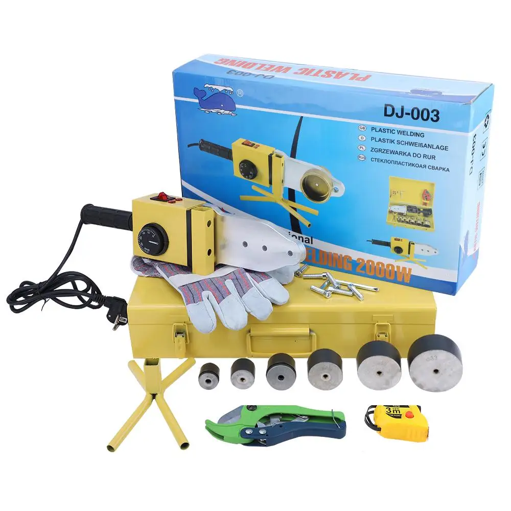 2000W PPR Pe Pipe fusion machine 220V Temperature 20mm-63mm display plastic Welding Machine wholesale
