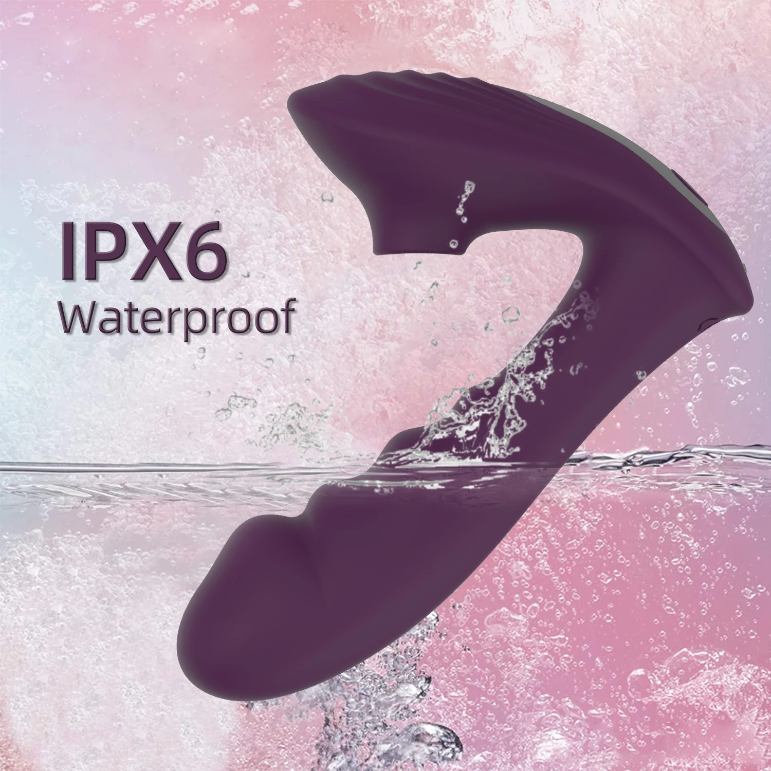 Sucking vibrator, female masturbation device, double-ended massage stick, flirting adult products, sex toys