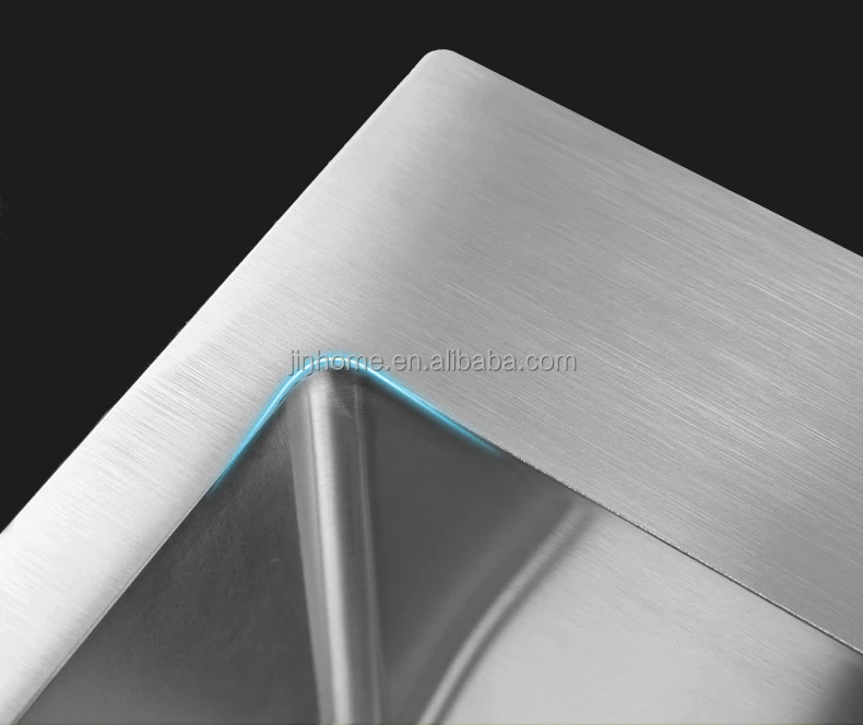 Stainless Steel Step Handmade Above Mount Waterfall Faucet multifunction triple bowl Kitchen sinks for the kitchen