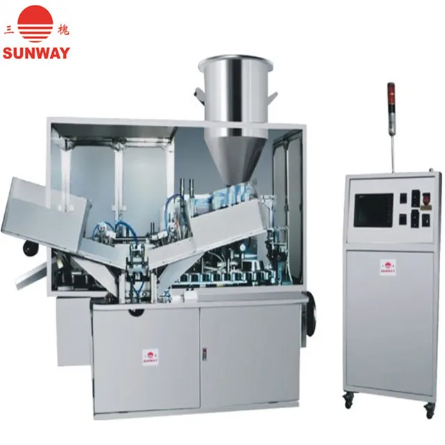Inner heating Toothpaste Tube filling and sealing machine