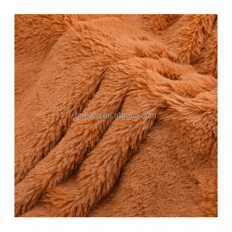 100% Polyester Long Hair Faux Fur 40MM PV Plush Fabric for Toys/Cushion/Blanket