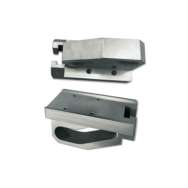 Cr12 Mov steel groove seat 3/4 axis cnc Heat treatment bright milling cutting Hard chrome plating customized manufacturing parts