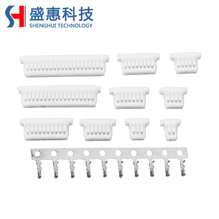 connector manufacturers pcb board connectors SH1.0 Male SH1.0mm Pitch SMT Vertical Wafer 2-20P wire to board connectors