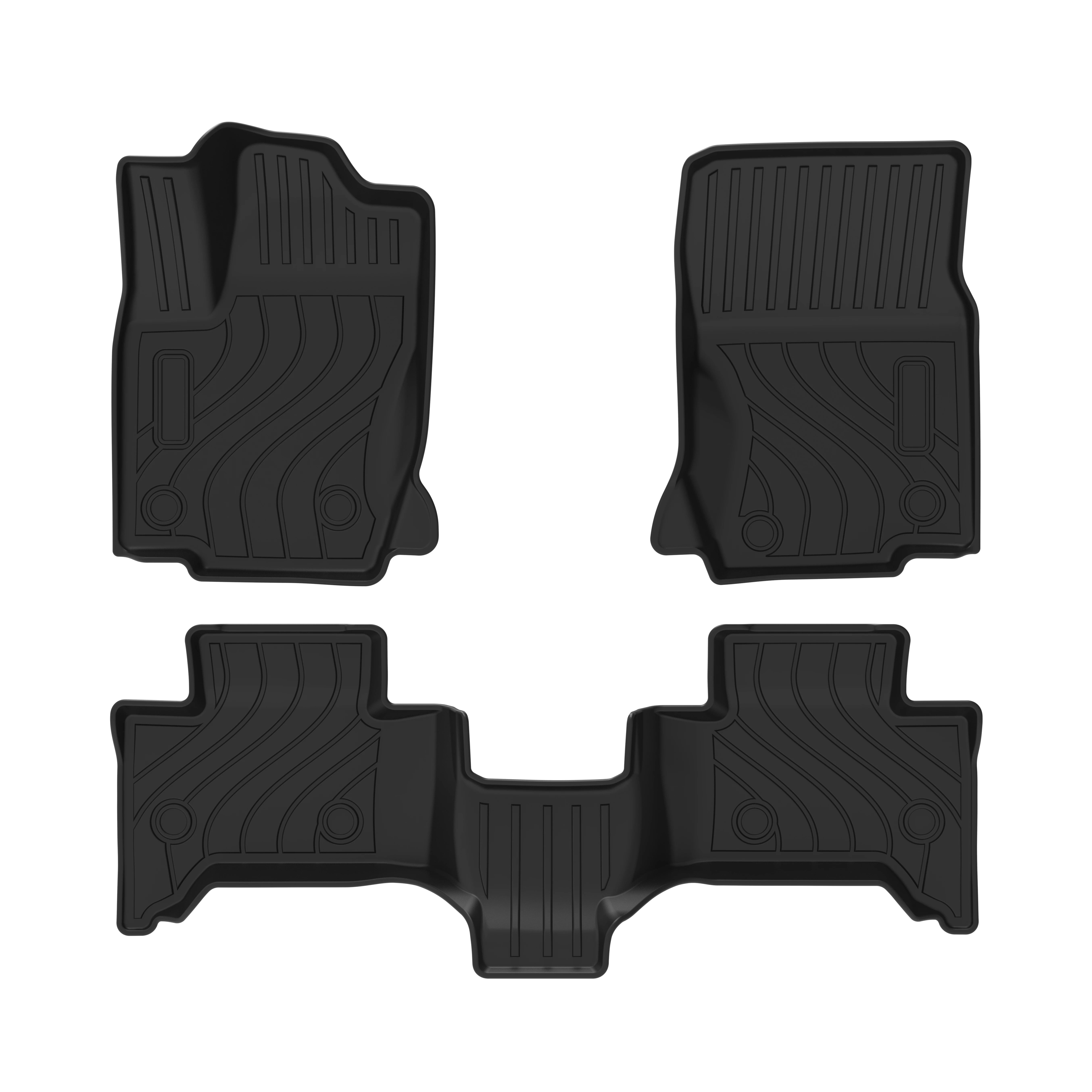 DSN Factory Wholesale 3D Car Matting Set Tpe Car Floor Mat Use For Toyota Prado LC250 2024 Car Mats