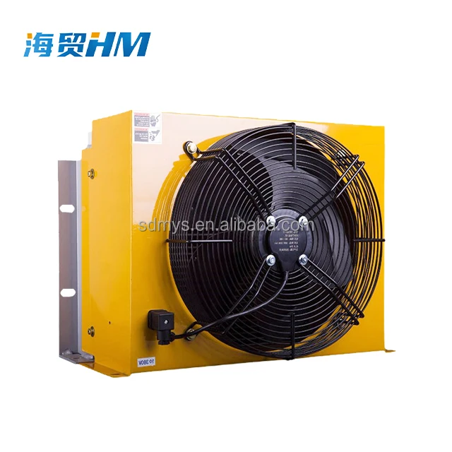 Manufacture supply hydraulic oil coolers AH1417T-PLUS 150L/min china hydraulic oil cooler with 24v fan