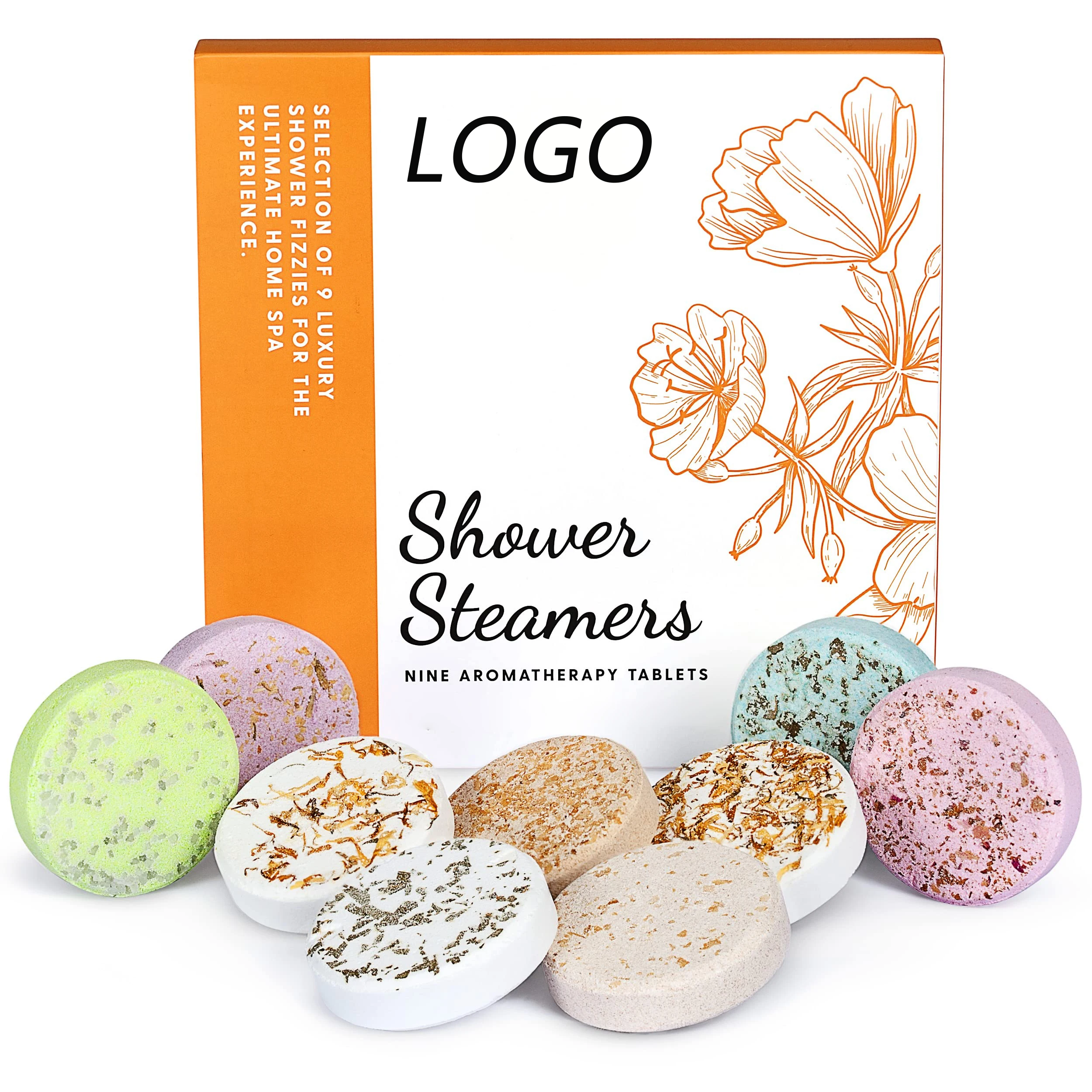 Органическое эфирное масло эвкалипта и ароматерапии таблетки для отпаривания душа с индивидуальной подарочной упаковкой ручной работы