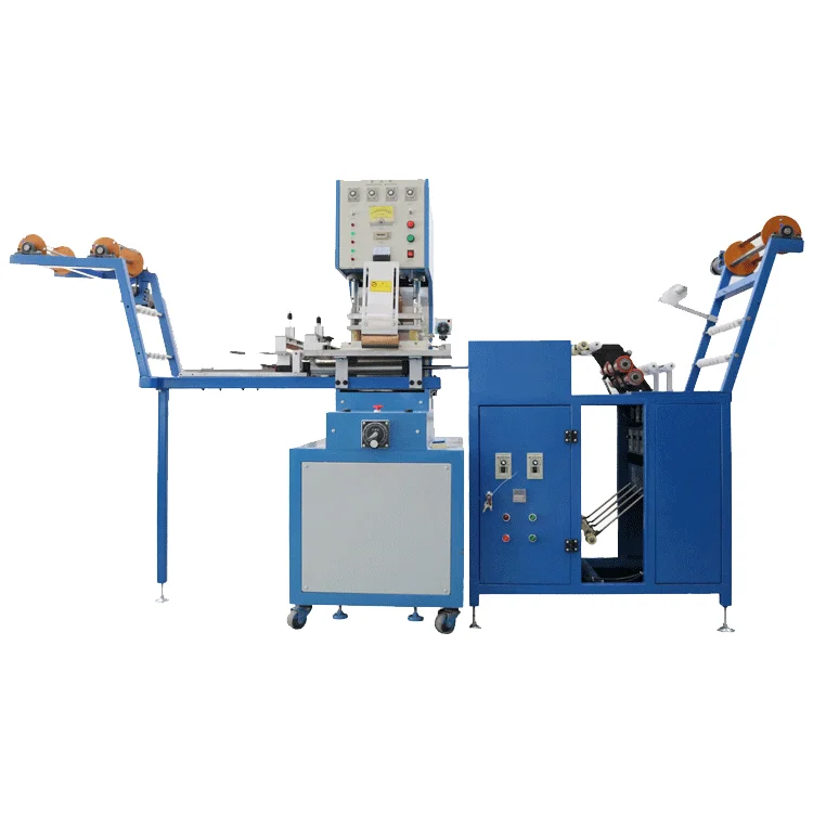 automatic/manual high frequency ribbon embossing machine