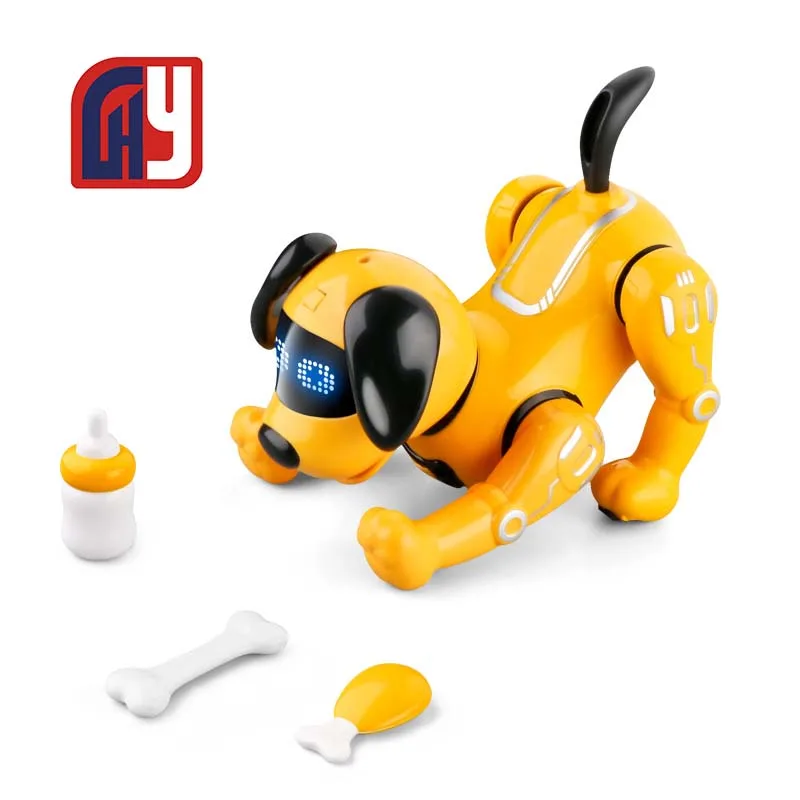 Electronic Smart Ediucational Intelligent Toy dog smart Intelligent Toy remote control stunt robot dog