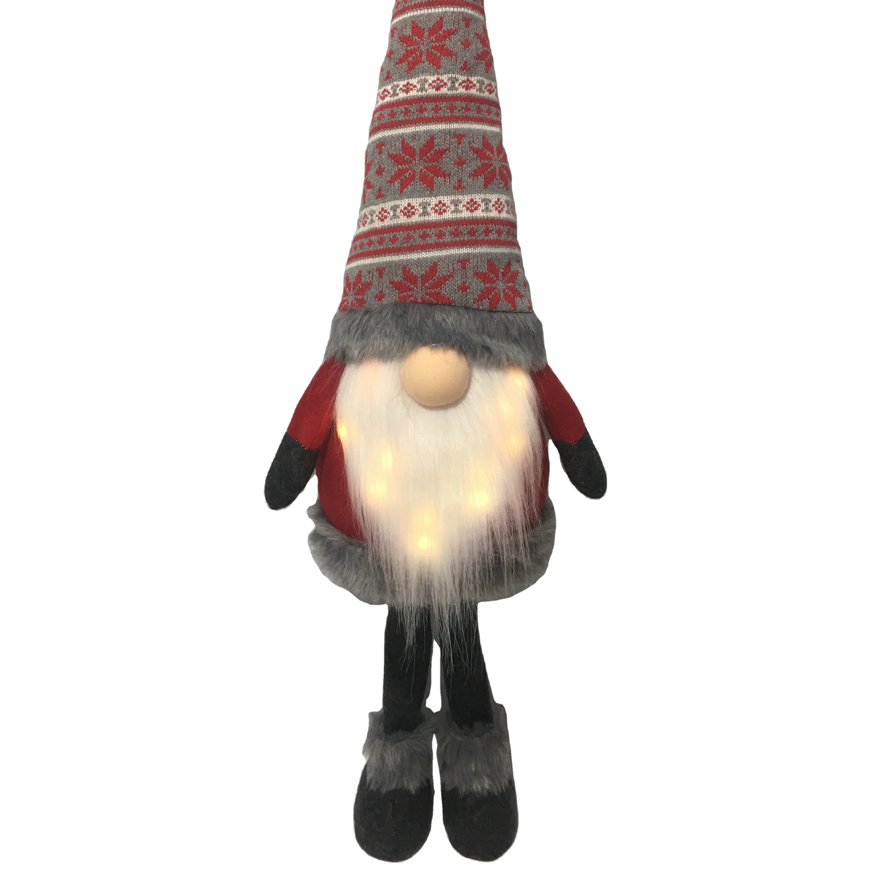 Factory Wholesale 2022 Santa Clause Beard Christmas gnomem  Pyroar Plush Handmade Party & Holiday supplies