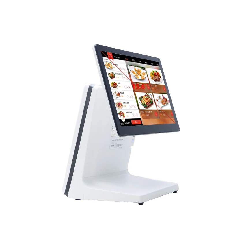 15.6 +9.7inch Pos All In One With Customer Display  Dual Screen Pos Machine  Cash Register Restaurant Point Sale Pos Systems