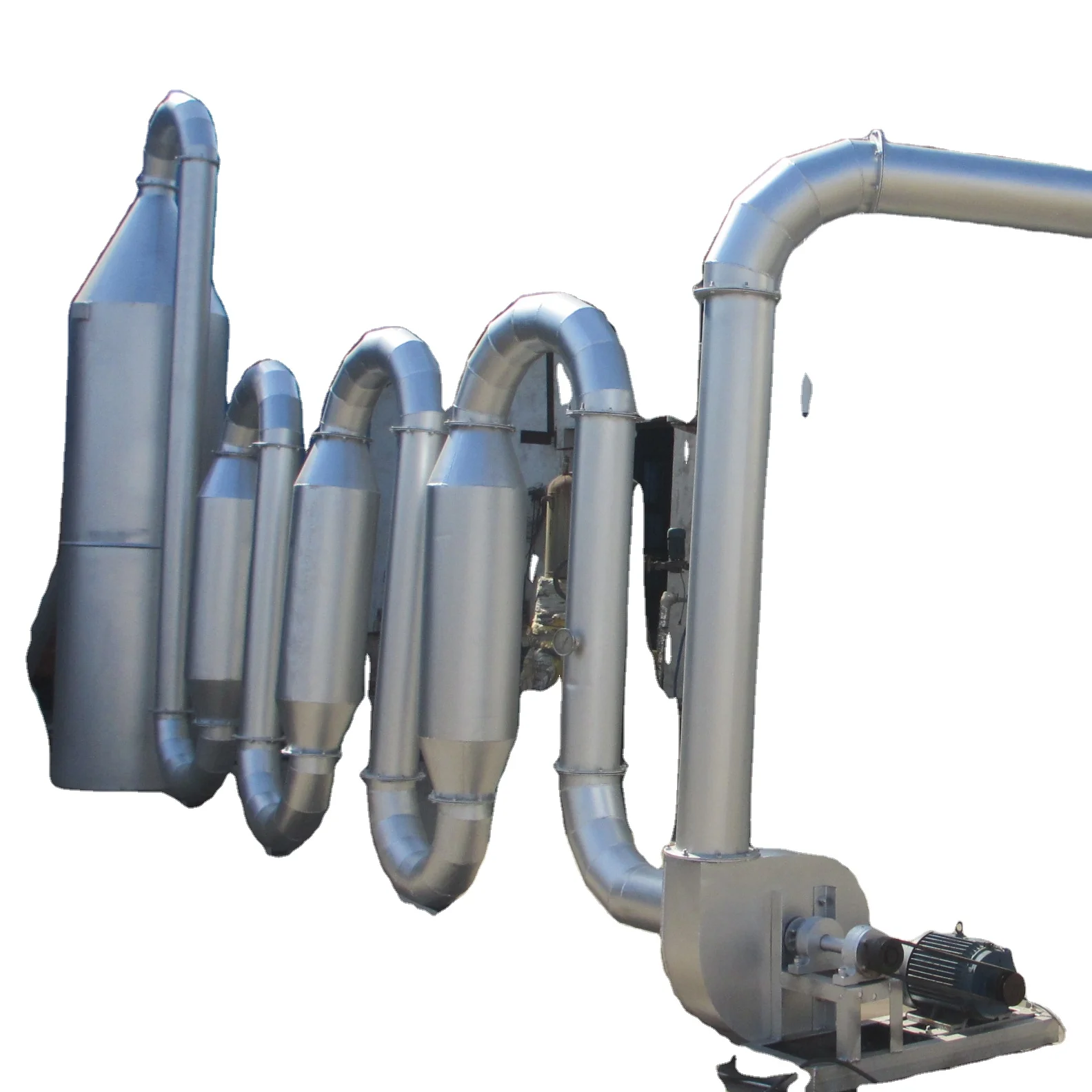 commercial wood powder wood sawdust dryer machine final output humidity below 15%