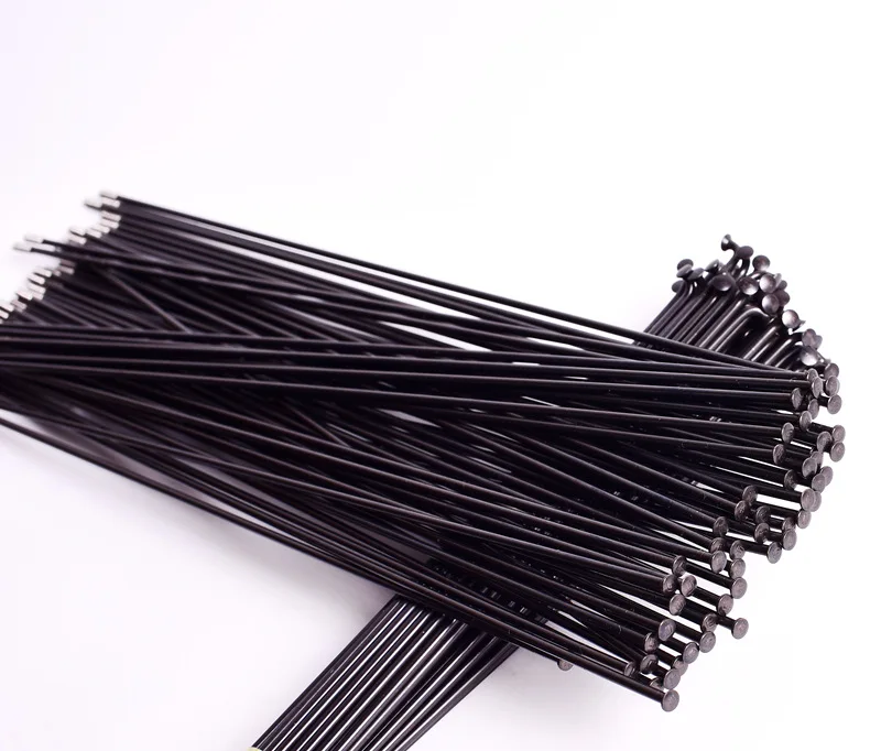 Stainless Steel Wheel Spokes 257-293mm Road Mountaicycle bike spoke motorcycle  black nipples free