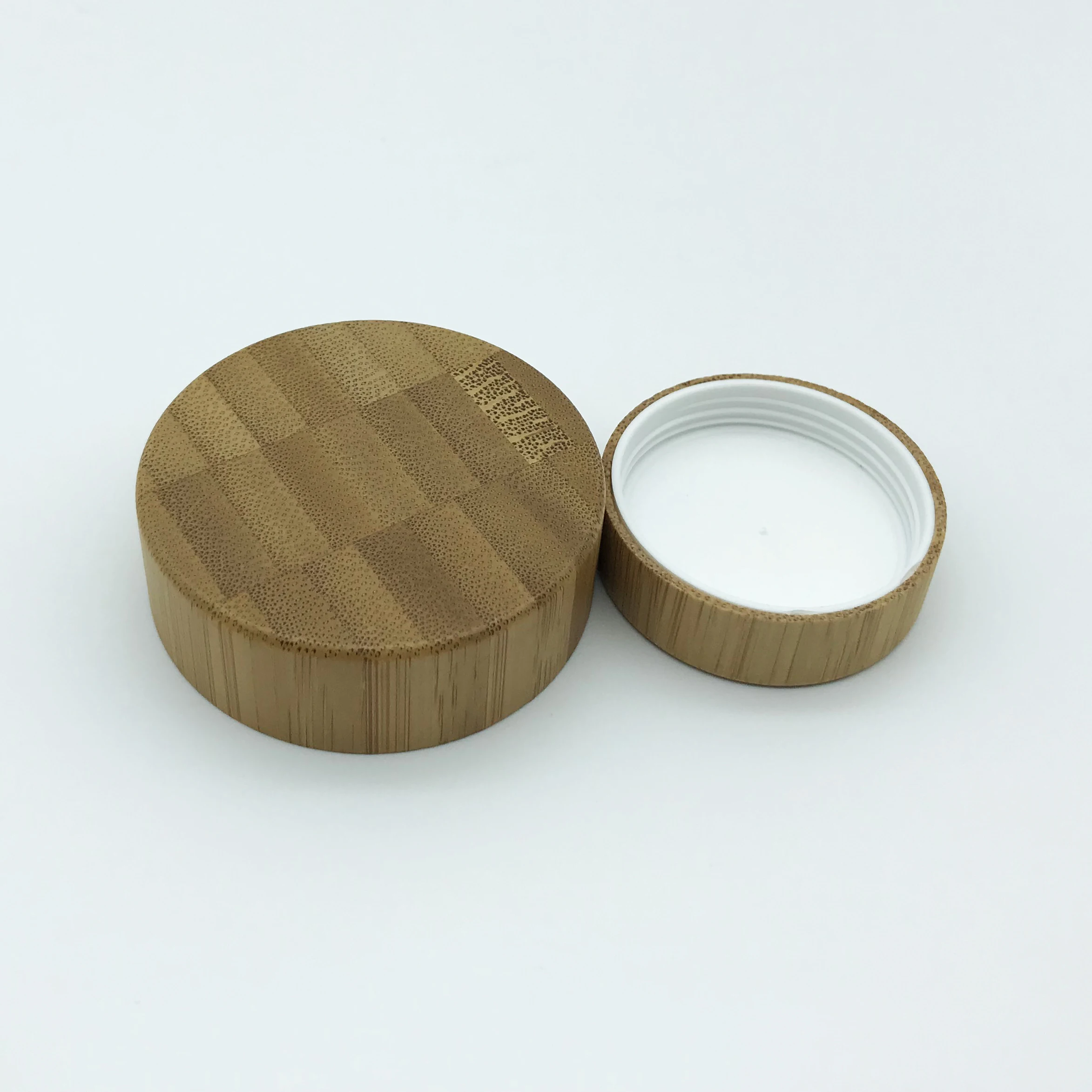 luxury plastic pp inner cosmetic bamboo cream jar 5g 10g 15g 20g 30g 50g 100g 150g 200g 250g