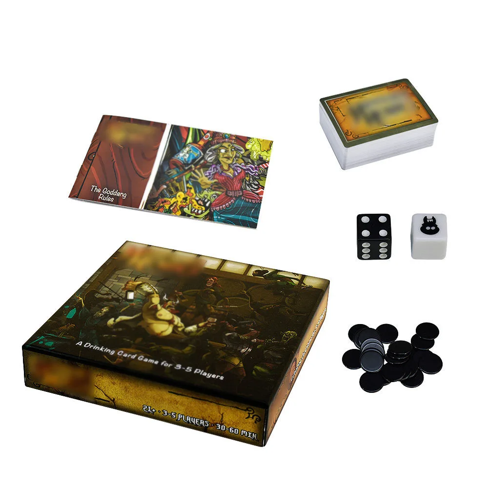 Custom Dice Pawns Adult board game card funny board Game Tokens board Game Custom