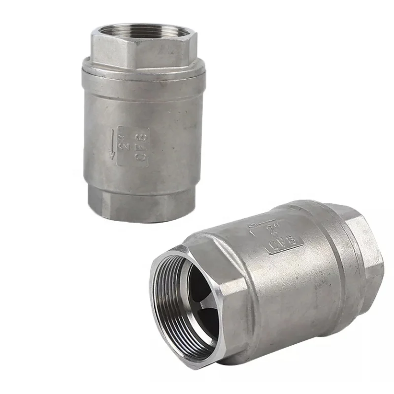 stainless steel 304 3/8 inch vertical check valve High pressure 1000wog SS 304 water supplying 304 check valve